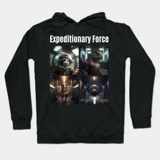 Filthy Monkeys - Expeditionary Force (minimal text) Hoodie